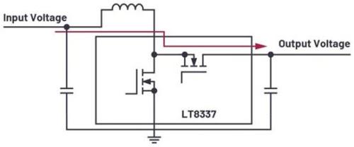 使用降压-升压稳压器实现直通操作