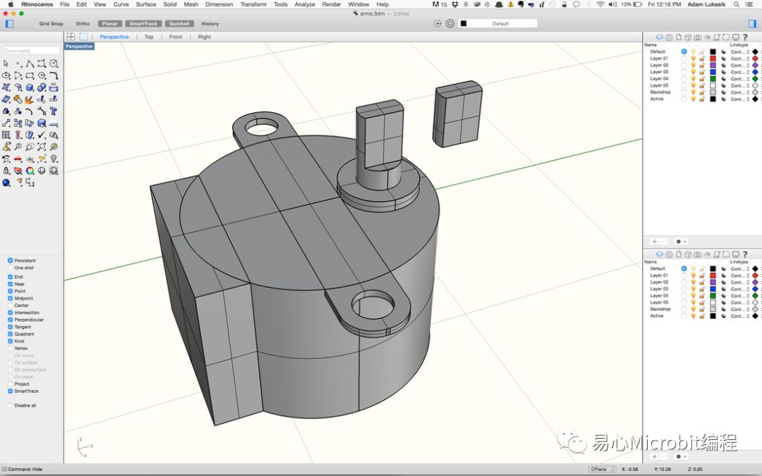 DIY机械手臂(Part 1):以CAD软件设计手臂 DIY机械手臂(Part 1):以CAD软件设计手臂