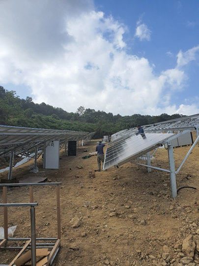 格瑞士韩国3.4MW地面支架工程 格瑞士韩国3.4MW地面支架工程