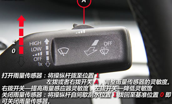感应雨刮器如何使用 感应雨刷不灵敏怎么办