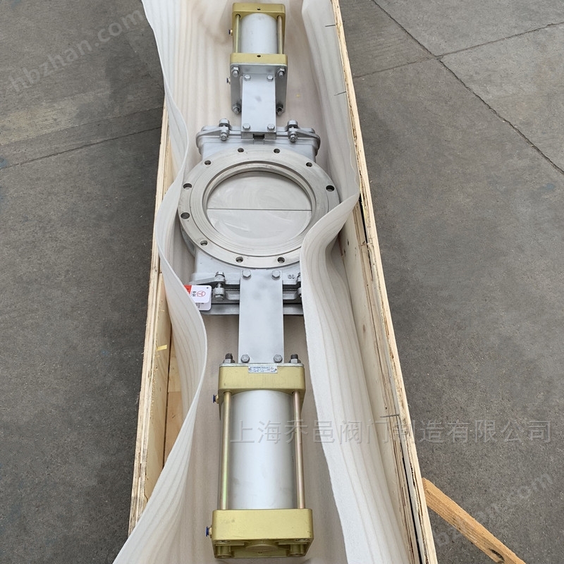 <strong>双气缸气动不锈钢插板阀</strong> <strong>双气缸气动不锈钢插板阀</strong>