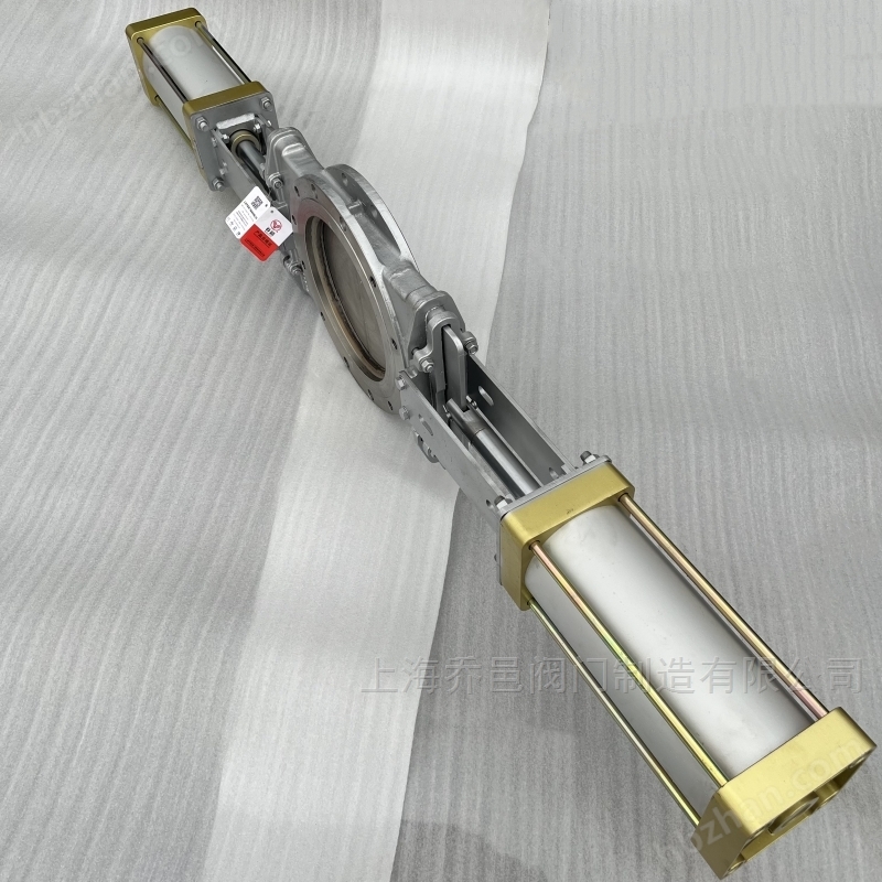 双气缸气动两向开不锈钢刀闸阀 双气缸气动两向开不锈钢刀闸阀