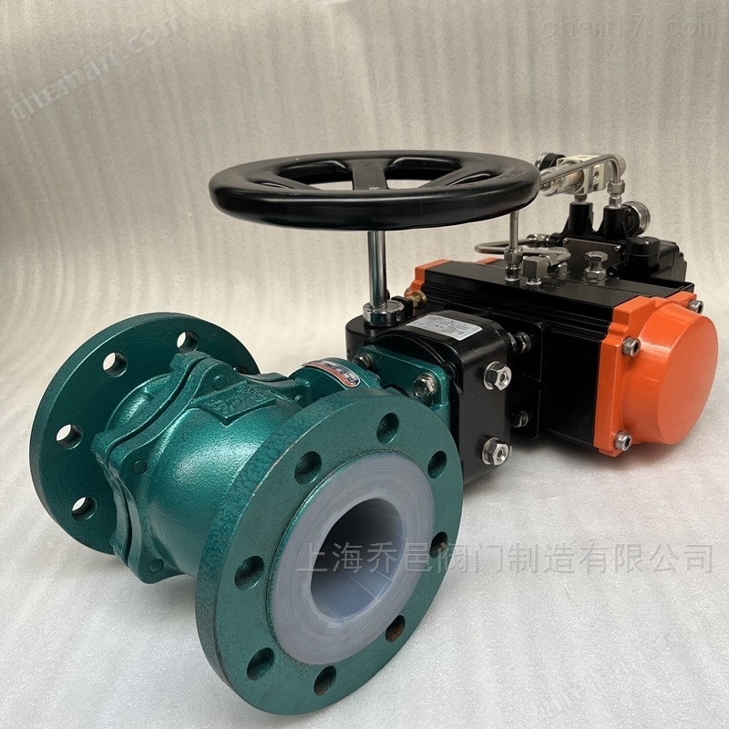 <strong>气动衬氟调节球阀</strong> <strong>气动衬氟调节球阀</strong>