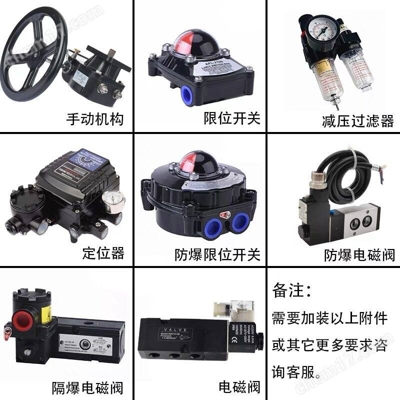 气动附件选项 气动附件选项