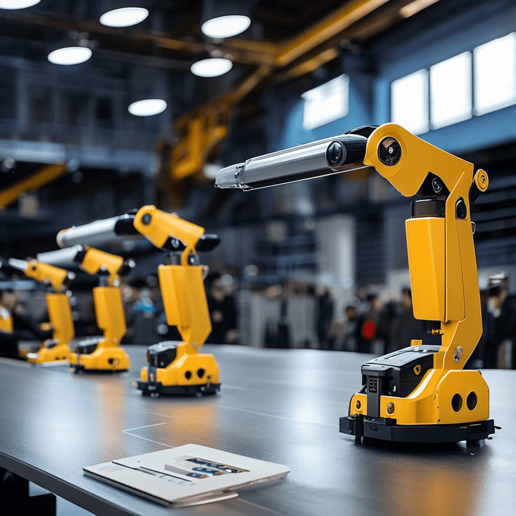 工业机器人6种类型：极坐标型机器人、圆柱坐标型机器人、直角坐标型机器人、垂直多关节型机器人、水平多关节型机器人、并联型机器人 