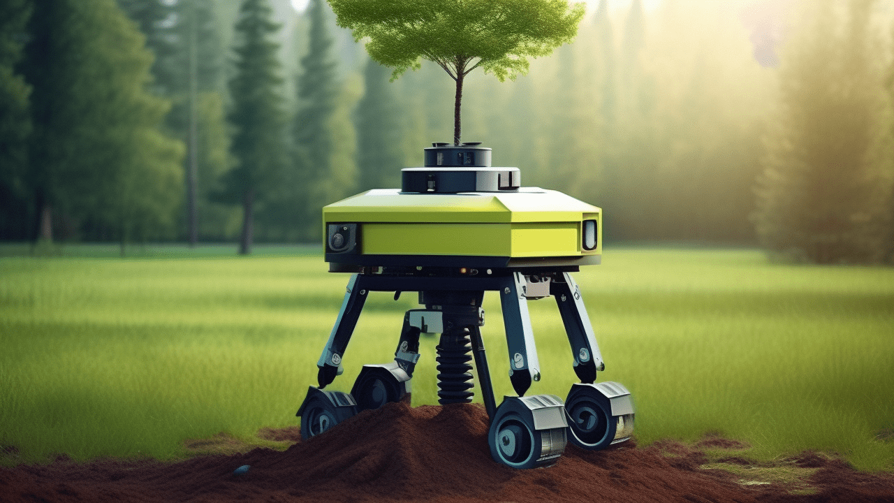 智能植树机器人：未来绿色科技的新选择 