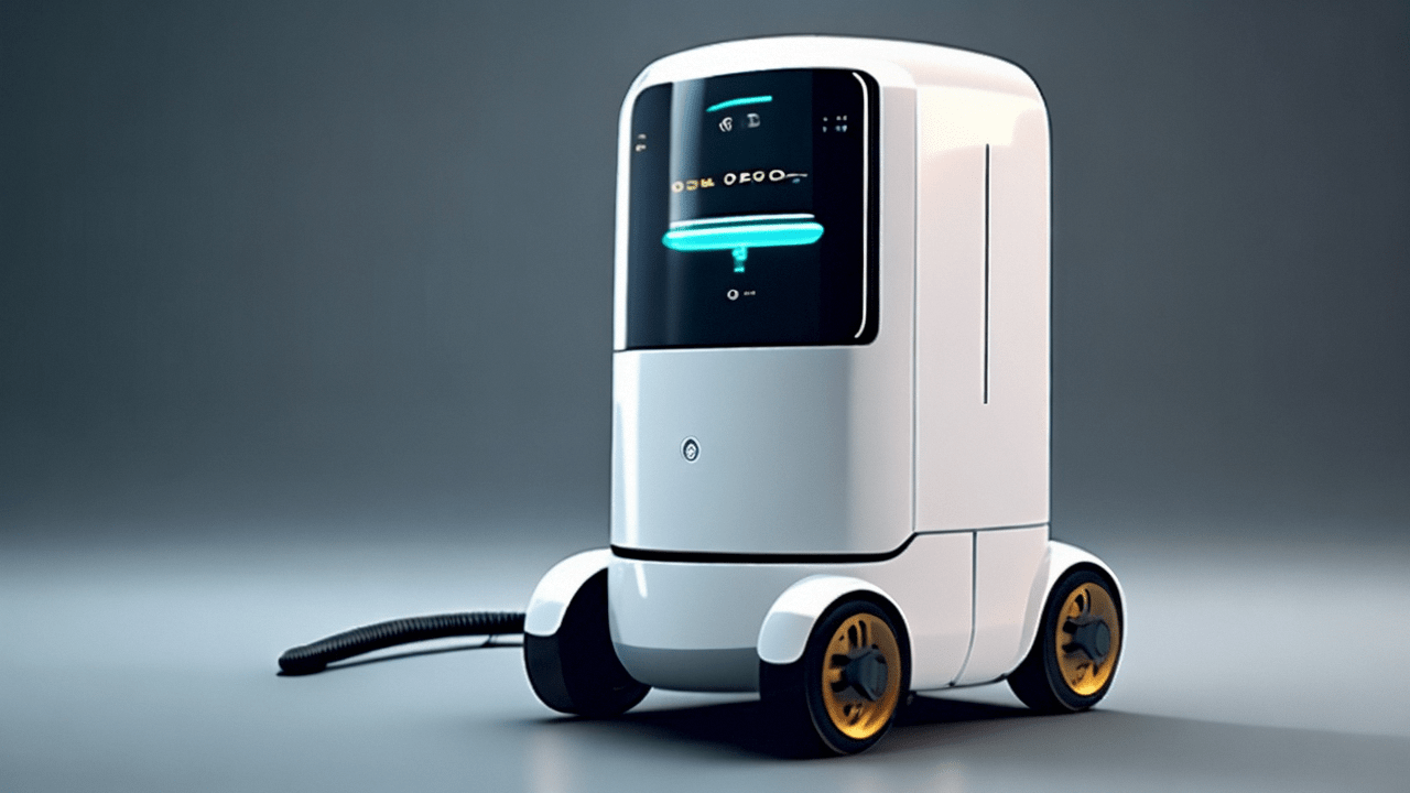 智能移动充电机器人，让你绿色出行更省心！ 