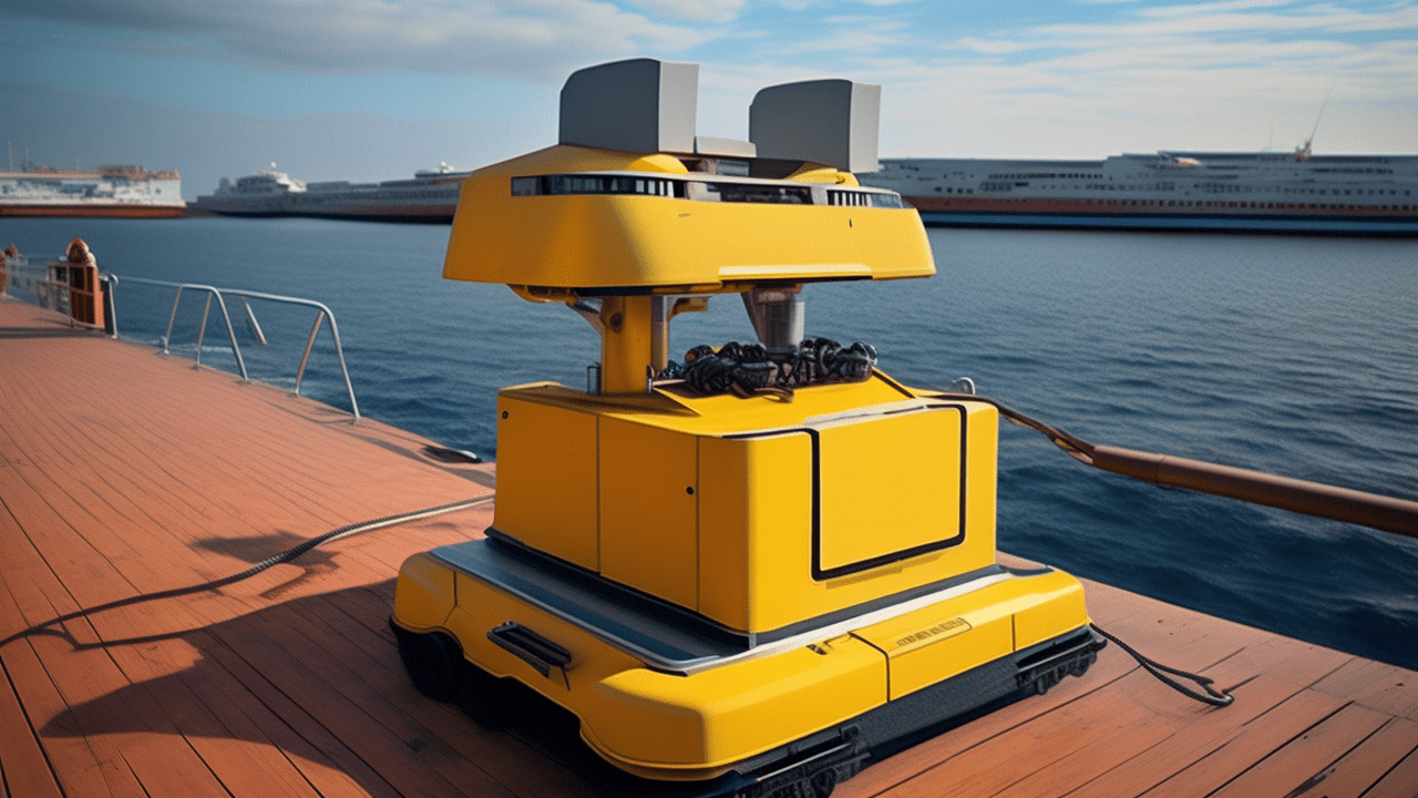 甲板抛丸机器人：智能除锈助力革新船舶甲板维护 