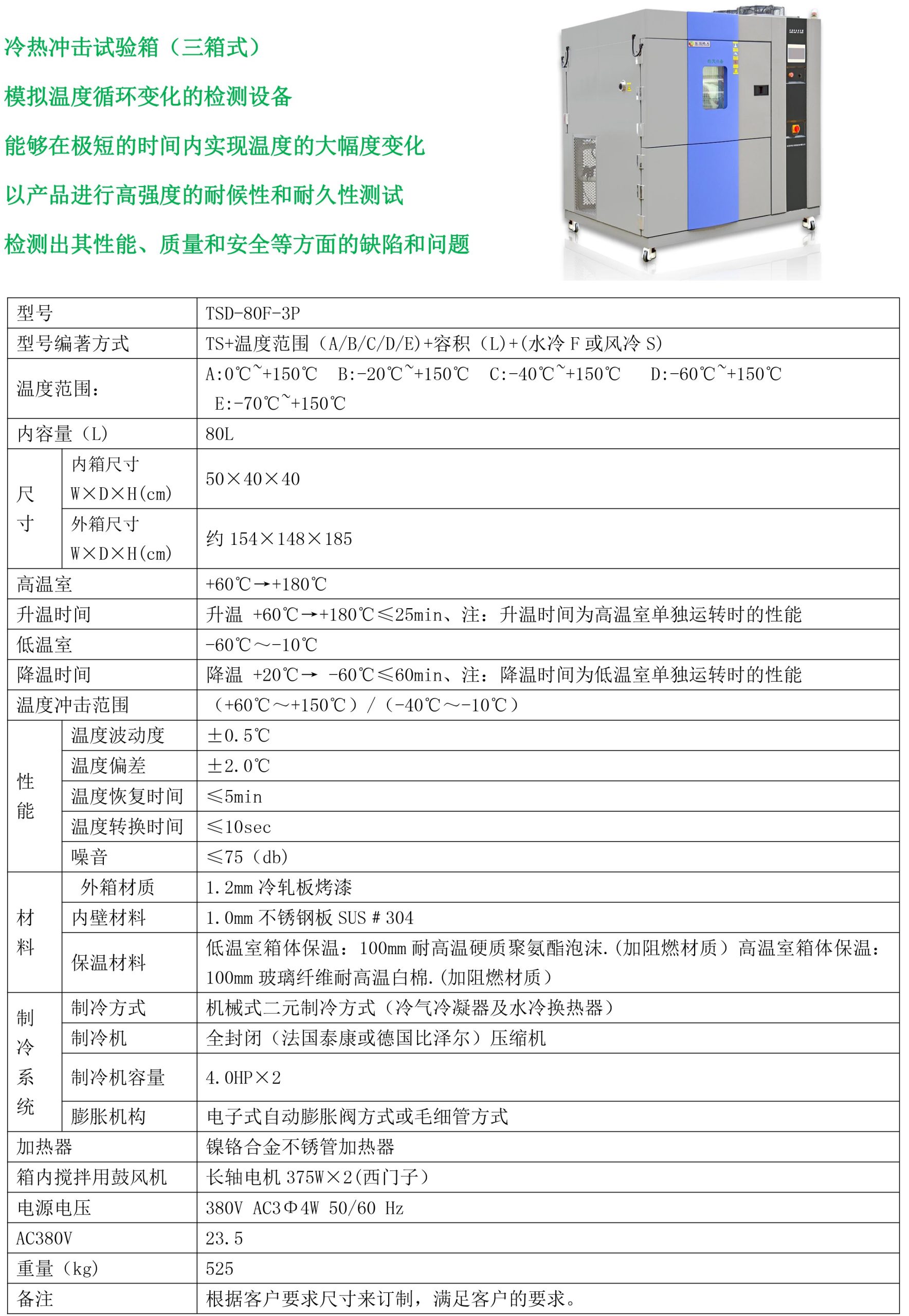 影响冷热冲击试验箱化霜时间的因素 