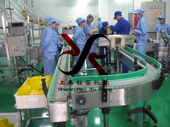 转弯链板输送机也成为了企业生产线当中的必需品 