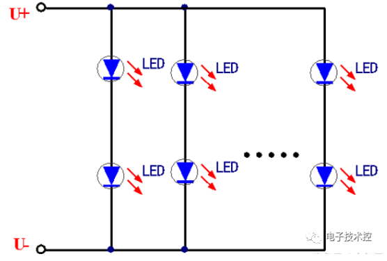 LED驱动4种连接方式 