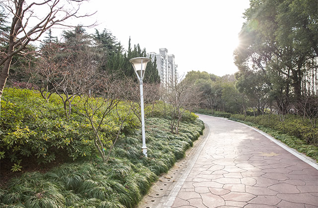 公园路灯的间距一般是多少 公园庭院路灯设计方案 