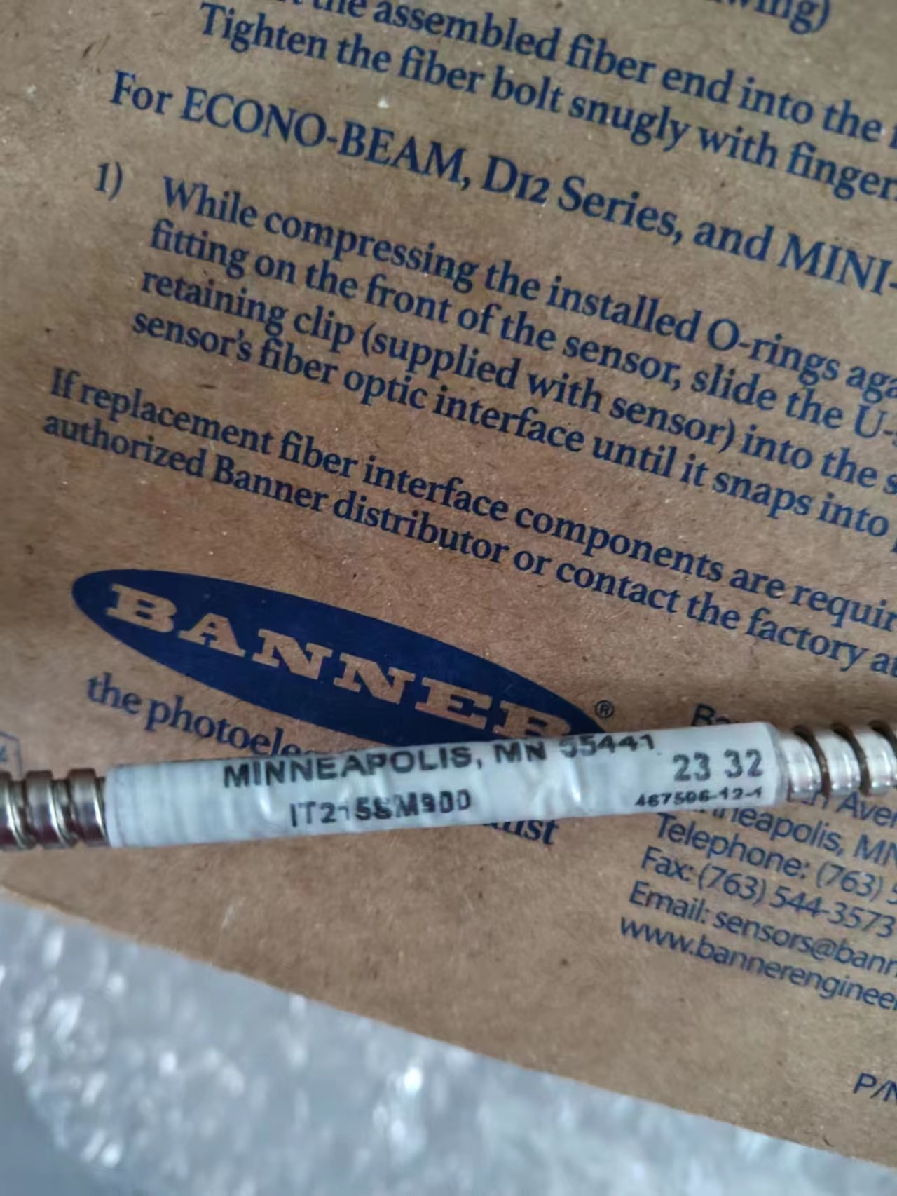 美国banner邦纳SMI306ECQ本安型圆柱形传感器维修保养 