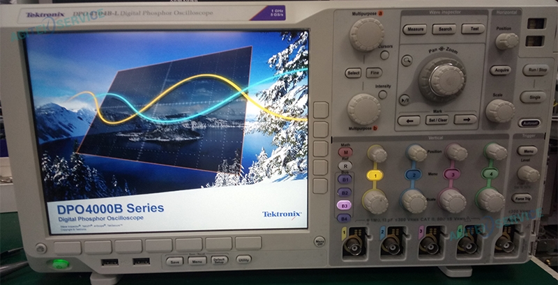 维修泰克示波器DPO4104B-L开机故障案例 