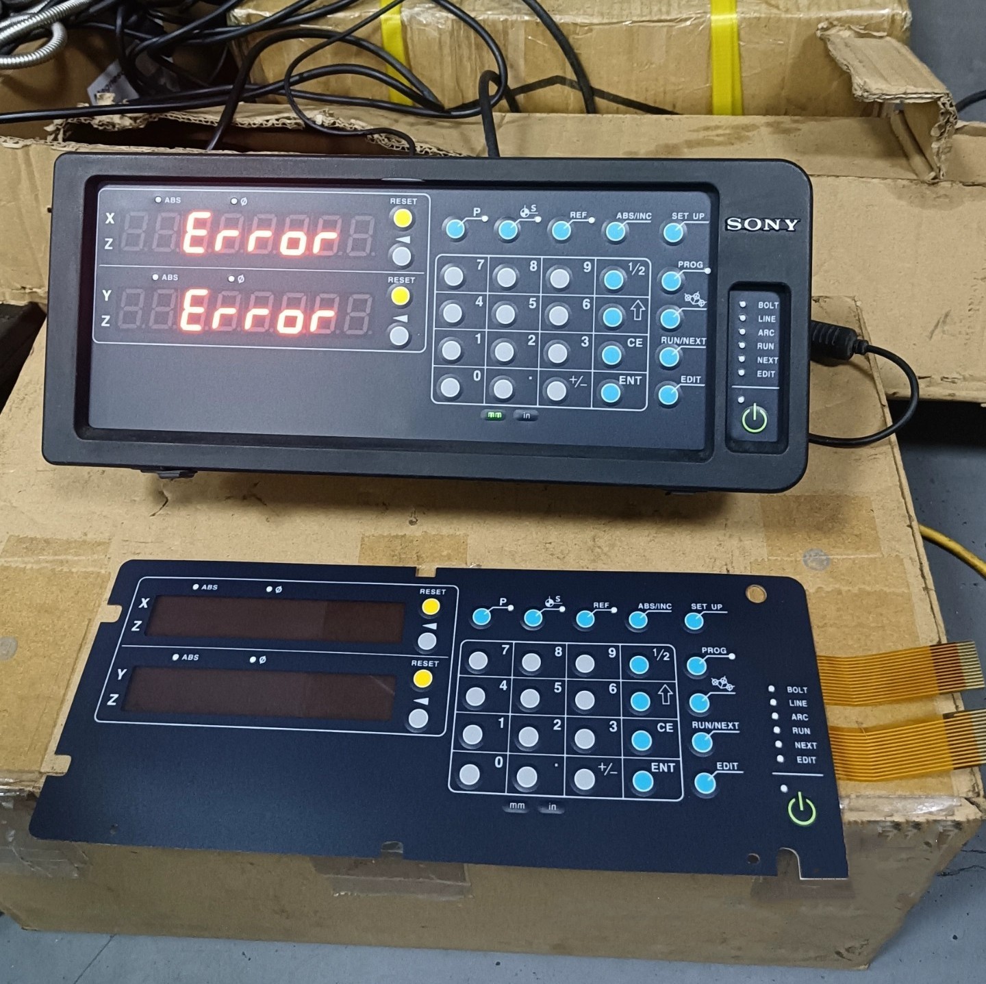 SONY索尼Magnescale计数器LH71-1/LH71-2/LH71-3数显表故障维修分析 