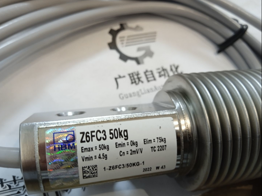 1-Z6FC3/50KG-1型德国HBM称重传感器的安装手册 
