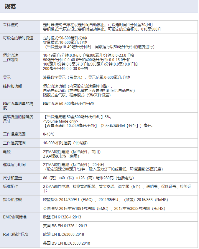 gastec自动空气采样泵GSP-501FT介绍？ 
