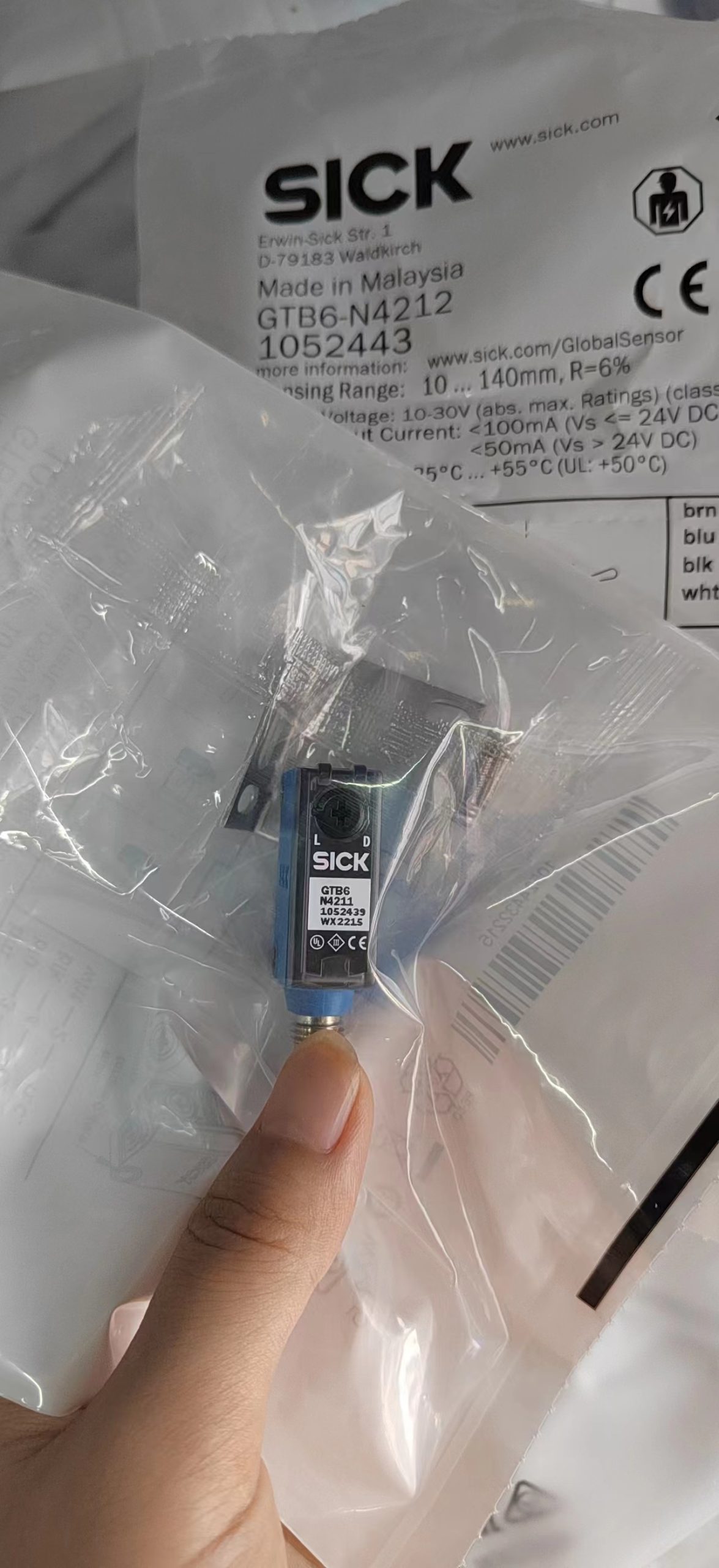 德国西克型号WLL180T-M432光纤传感器现场解决方案 