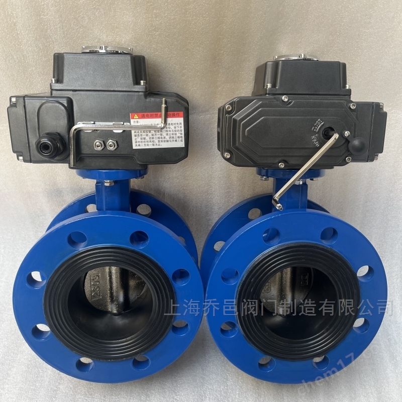 电动法兰蝶阀D941X-10Q-10C电动橡胶软密封蝶阀的工作原理 