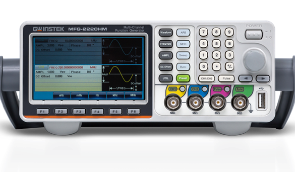 固纬MFG-2220HM双通道任意波形信号发生器 通道间相加、耦合、追踪、相位差 