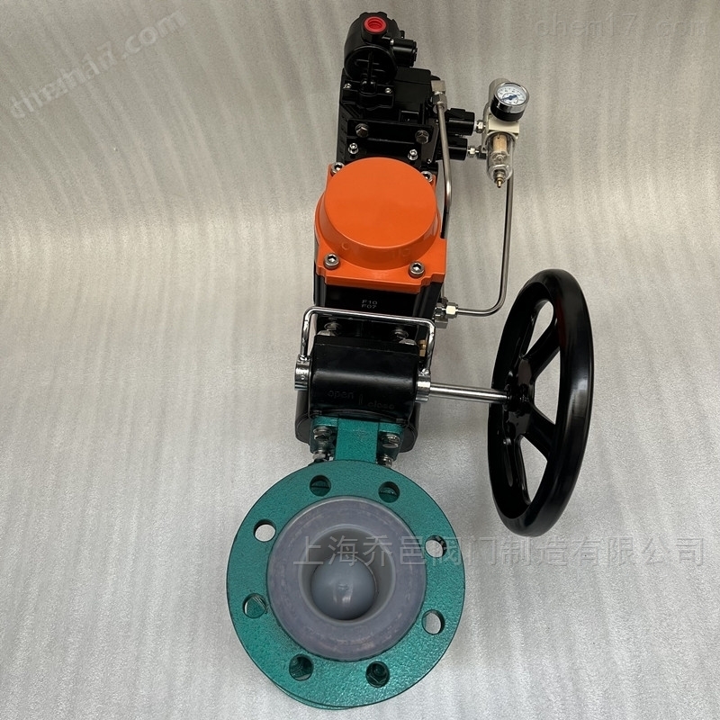 气动衬氟调节球阀Q641F46气动调节型衬氟球阀的结构原理 